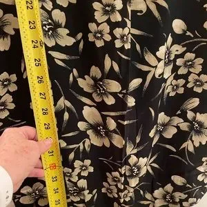 Old Navy Skirts Old Navy Maxi Wrap Skirt Size Black Cream